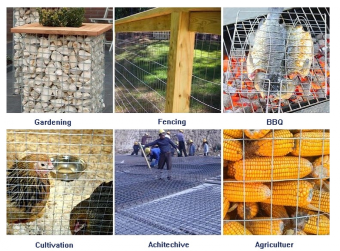 malla de alambre soldada con autógena de acero inoxidable ancha de la pulgada el 1m de 0.9m m el 1/2 1