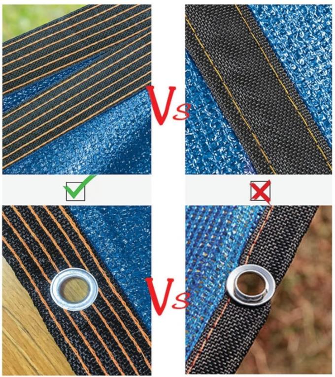 red de aluminio de la sombra de la prenda impermeable de la vela de Sun de la agricultura del invernadero del guarda-brisa del 70%