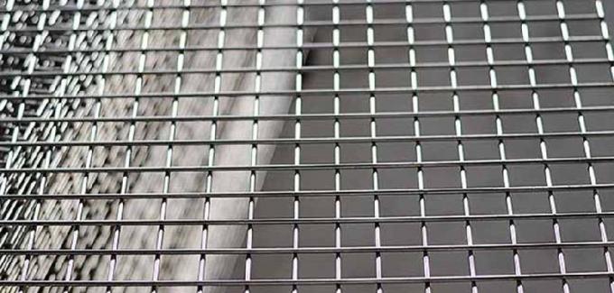 El moho impermeabiliza alambre inmersión caliente del agujero 2x2 Panels cerca 4x8 soldado con autógena 50x50m m” galvanizada 0