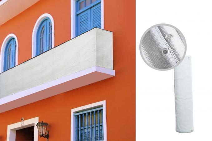 Acabamiento ULTRAVIOLETA de la vela de la red los 0.9x5m de la sombra del HDPE del balcón 3