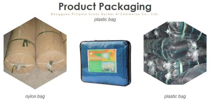 Paño reforzado el 90% de la sombra del invernadero de los ojales para el patio de la piscina 4